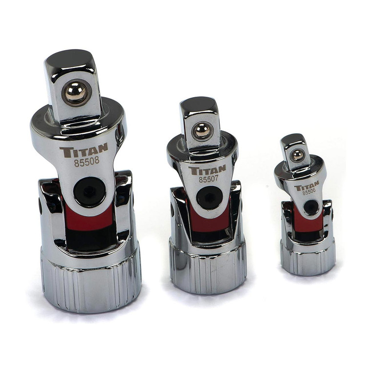 Titan Tools Auto Flex Universal Joint Socket Set (3-Piece) - 85505
