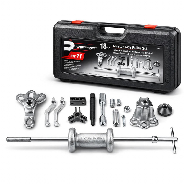 PowerBuilt Master Axle Puller Kit (18 Piece) - 940369