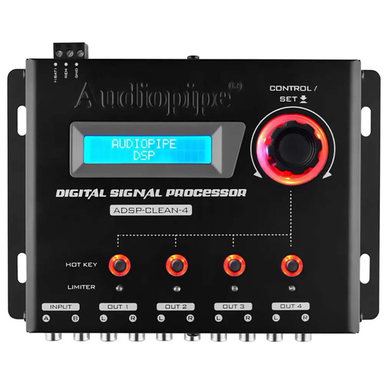 Audiopipe 1in 4 out Digital Signal Processor - ADSP-CLEAN-4