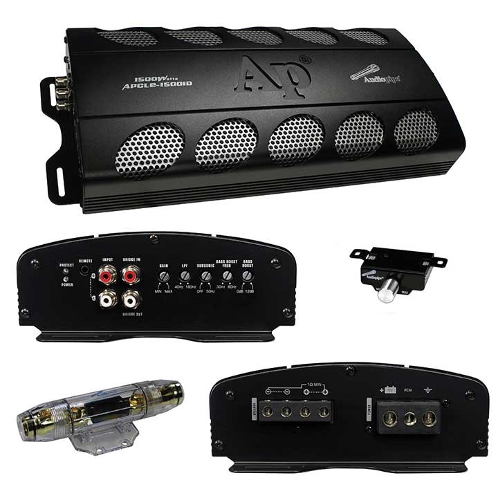 Audiopipe Class D Monoblock Amplifier 1500W - APCLE-15001D