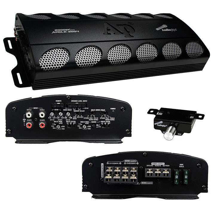 Audiopipe 4 Channel Amplifier 2000 Watts - APCLE-2004
