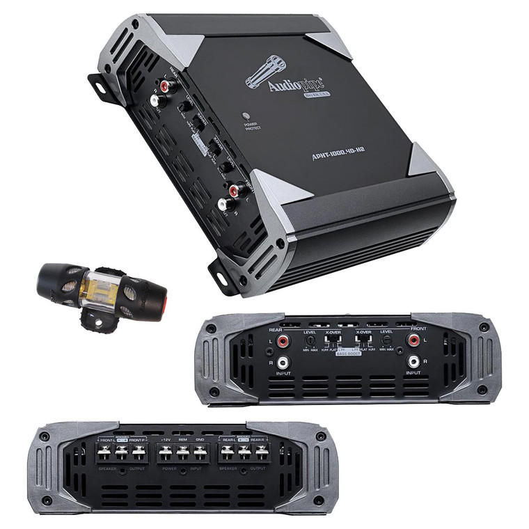 Audiopipe Full Range 4 Channel Amplifier 2500W MAX - APHT-1000.4D-H2