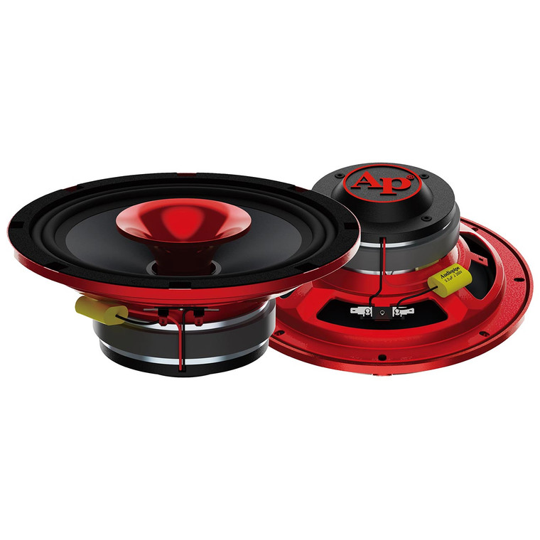 Audiopipe 8" 2-Way Compression Horn Mid-Range Loudspeaker 200W RMS/400W Max - Red Eye Candy - APMB-828GH-RED