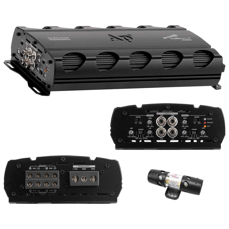 Audiopipe Mini 4 Channel Amplifier 1600W MAX - APMQ-2004
