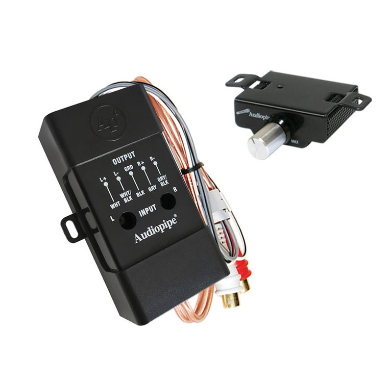 Audiopipe Hi-Low Converter with Remote Gain Control - APNR-2002-RMT