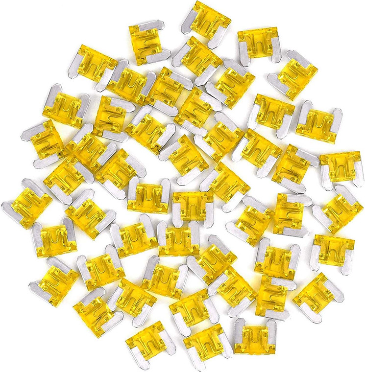 Audiopipe ATM 20 Amp Low Profile Mini Fuse (25 pack) - ATM-LPM 20A