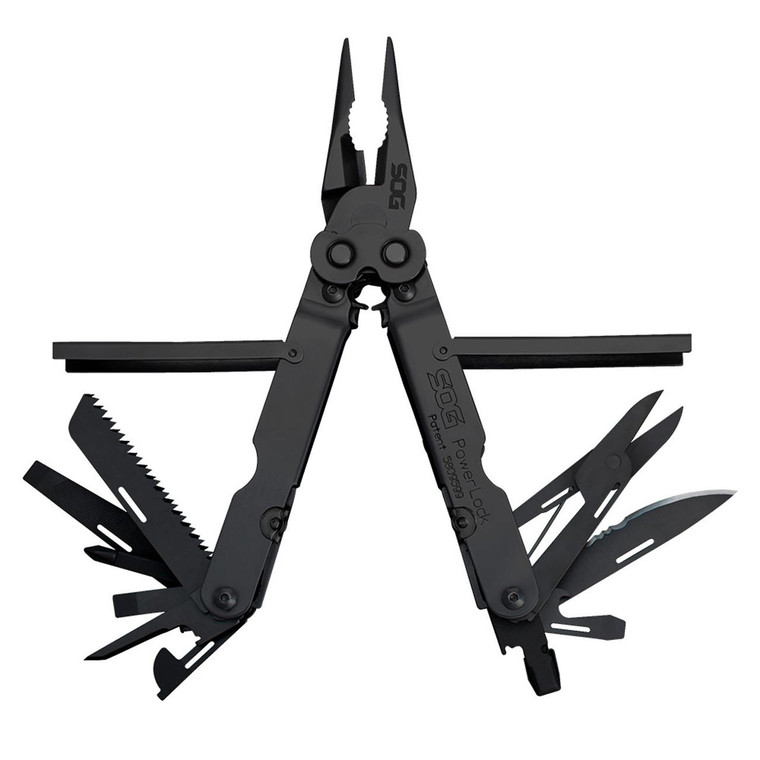 SOG PowerLock EOD 18-in-1 Multi Tool (Black Oxide) - B61N-CP