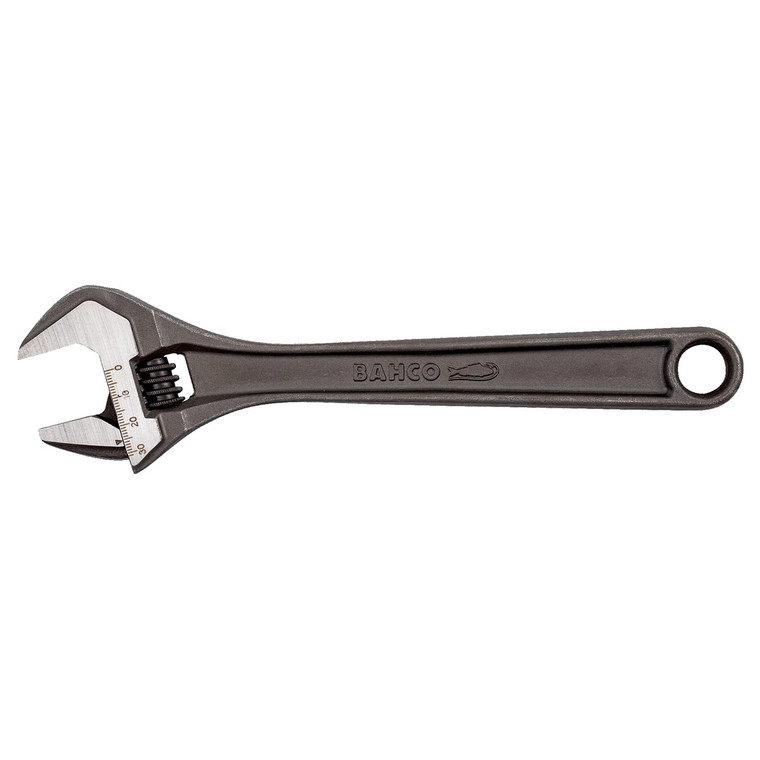 Bahco 12" Slim Head Adjustable Wrench with Black Phosphate Finish - 8073 R US