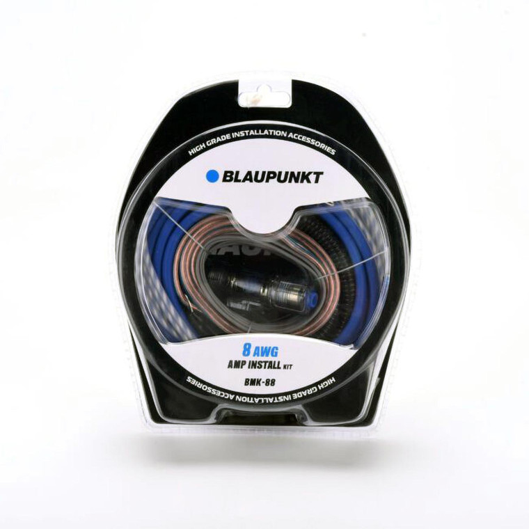 Blaupunkt 8 Gauge Amplifier Kit with CCA Cables - BMK88