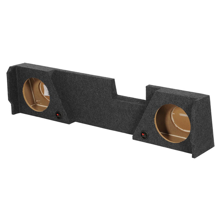 QPower GMC/Chevy Double Cab '14-'19 Dual 12" Empty Woofer Box - QGMC122014DCAB