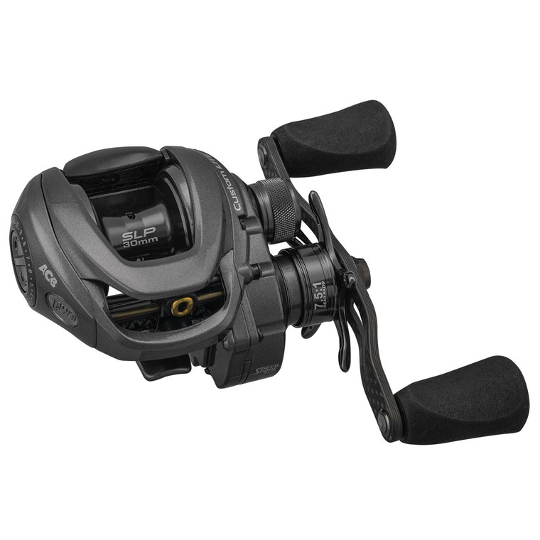 Lews Custom Lite SLP 7.5:1 Speed Spool Baitcaster Left Hand Retrieve - CL1SHL