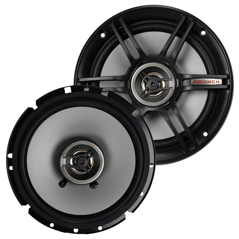 Crunch 6.5" 3-Way Speaker 300w Max Shallow Mount - CS65CXS