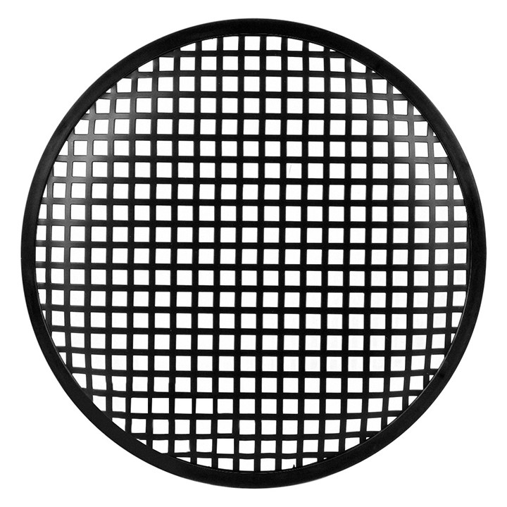 Nippon Black Plastic Waffle Grill: 10" (Each) - GR10
