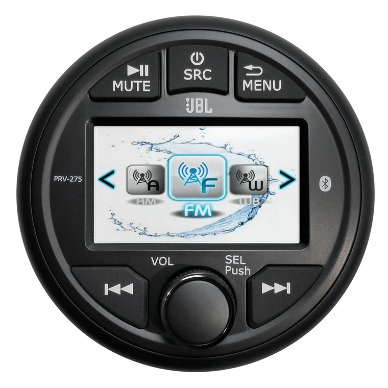 JBL Marine AM/FM/NOAA Weather Bands Mechless Receiver with Bluetooth - JBLPRV275