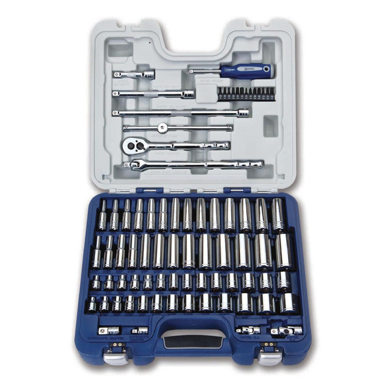 Williams 3/8" Drive SAE/Metric Deluxe Socket/Tool Set (79-Piece) - JHW50607B