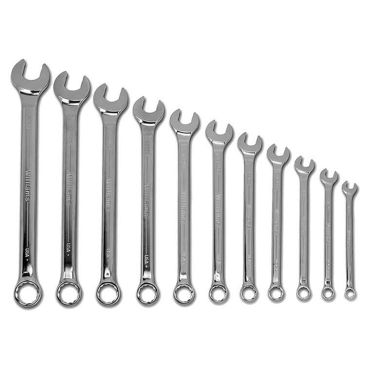 Williams SAE Combination Wrench Set (11 Piece) - JHWWS1171SCA