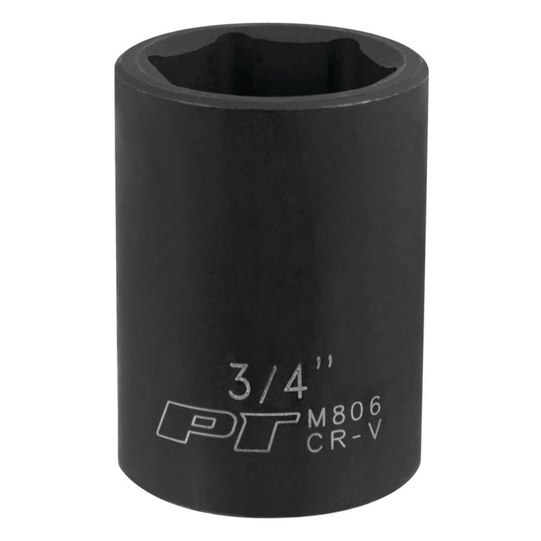 Performance Tool 1/2" Drive 3/4" 6-Point Impact Socket - M806