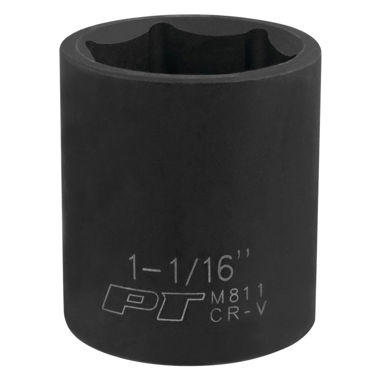 Performance Tool 1/2" Drive 1-1/16" 6-Point Impact Socket - M811