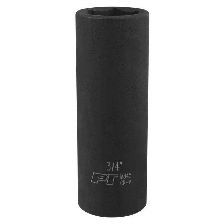 Performance Tool 1/2" Drive 3/4" 6-Point Deep Impact Socket - M845
