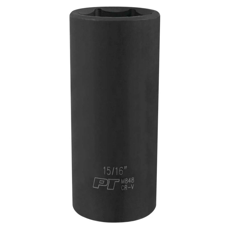 Performance Tool 1/2" Drive 15/16" 6-Point Deep Impact Socket - M848