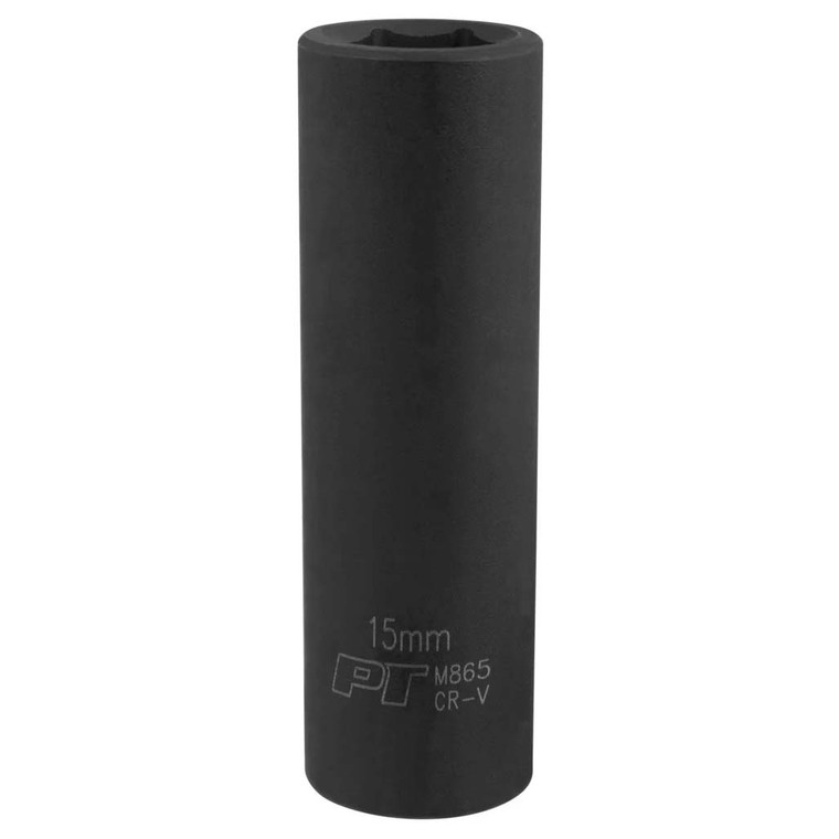 Performance Tool 1/2" Drive 15mm 6-Point Deep Impact Socket - M865