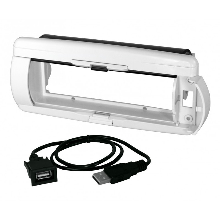 American International Single DIN Marine Cover White - MCK2000W