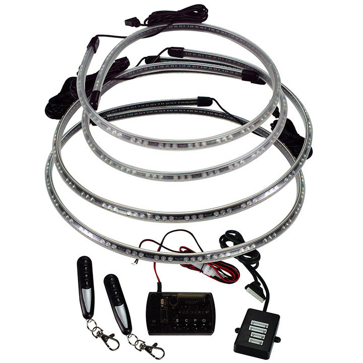 Pipedream Multi-Color LED Flexible Slimline Flat Underbody Kit with Remote - NL-S3648FLT