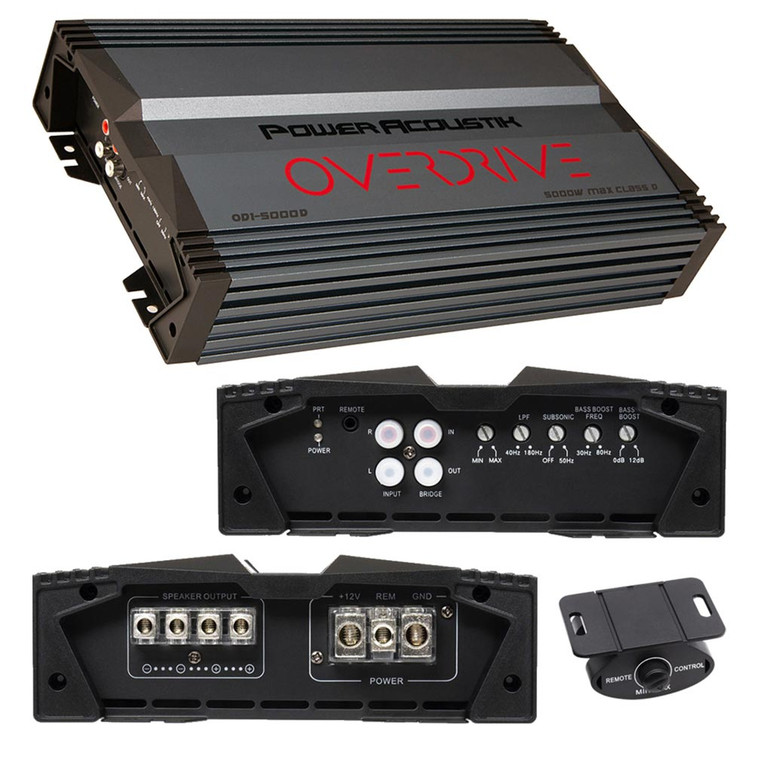 Power Acoustik 5000 Max Watt D Class - OD1-5000D