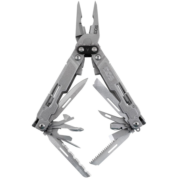 SOG PowerAccess Deluxe Multi-Tool with 21 Tools and 12-Piece Bit Kit Nylon Sheath - PA2001-CP