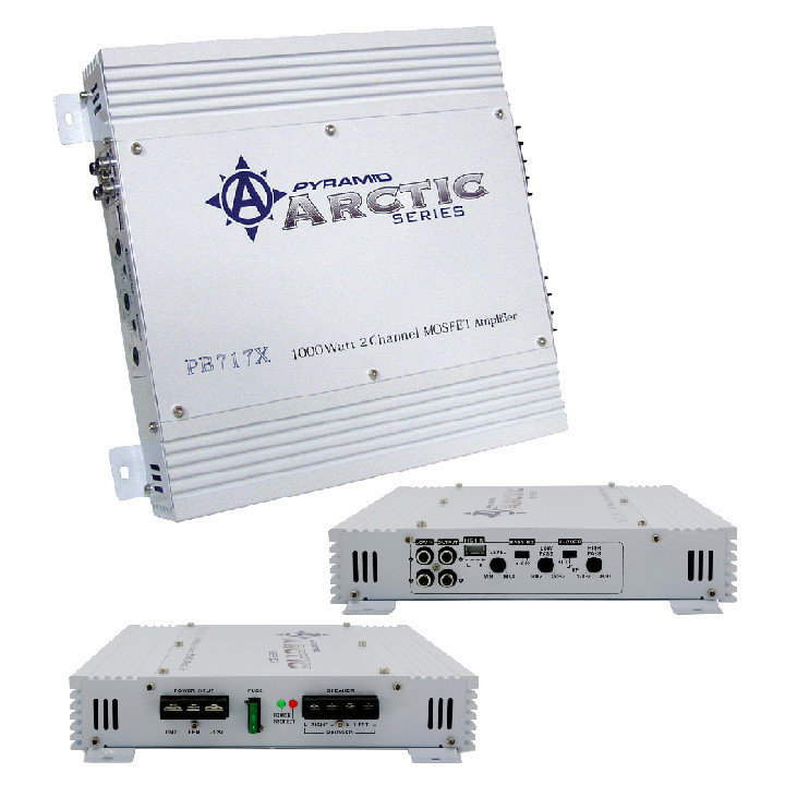 AMPLIFIER PYRAMID 1000WATT 2 CHANNEL;ARCTIC SERIES - PB717X