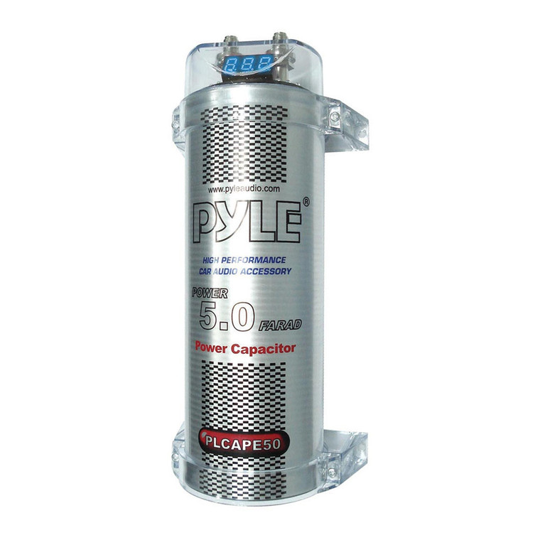 Pyle 5.0 Farad Digital Power Capacitor - PLCAPE50