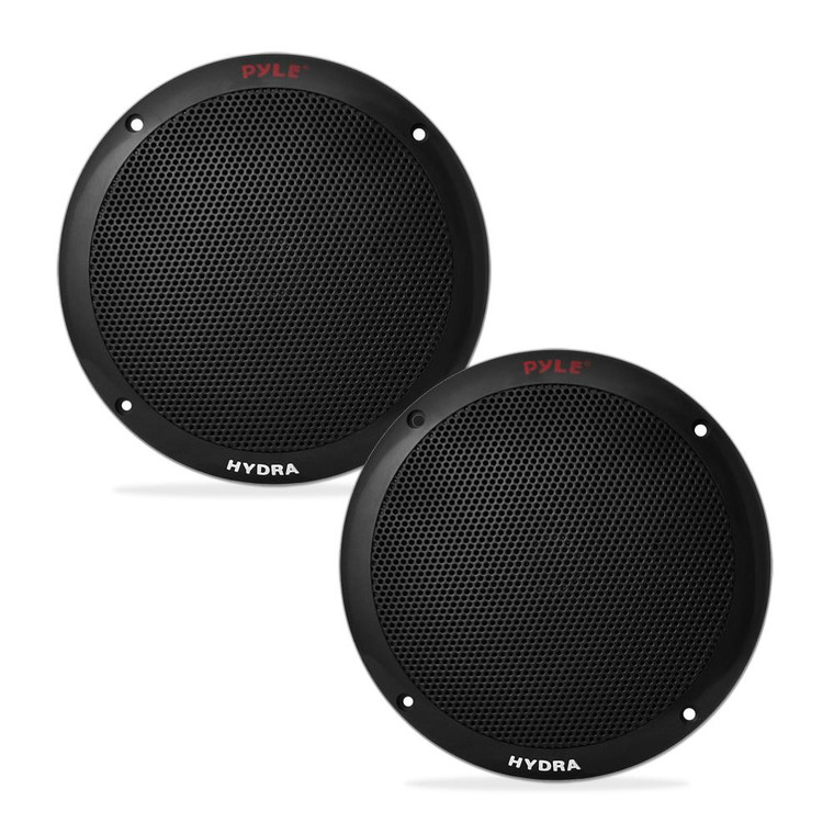 Pyle Marine 6.5" 2-Way Speakers (Black) - PLMR605B