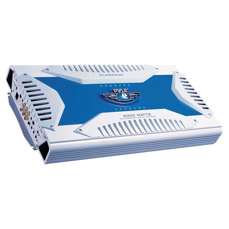 Pyle Marine 6 Channel Amplifier 2000W Max - PLMRA620