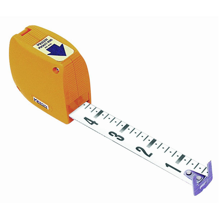 Keson Builder's Engineers Pocket Rod Length: 6.5 Foot (Units: Foot & Inches) - PR618