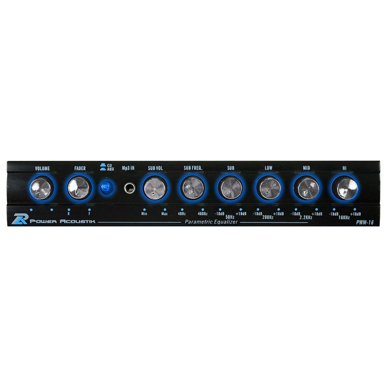 EQUALIZER POWER ACOUSTIK PREAMP - PWM-16