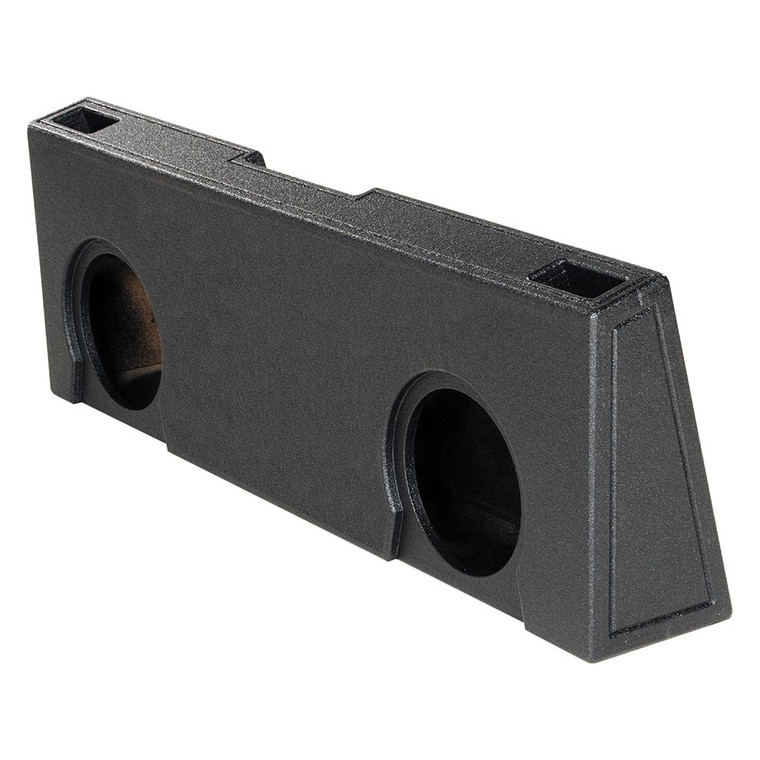QPower "QBOMB" Chevy/GMC Crew Cab '07-'13 Dual 10" Vented Empty Woofer Box - QBGMC07210