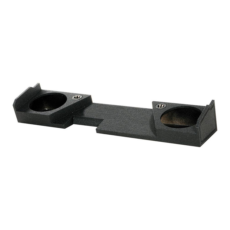 QPower "QBOMB" Chevy/GMC Double Cab '14-'19 Dual 12" Empty Woofer Box - QBGMC12 2014 DCAB
