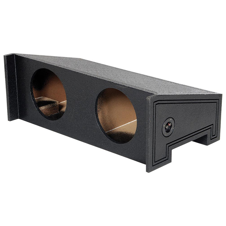 QPower "QBOMB" Jeep Wrangler "All Years" Dual 10" Sealed Woofer Box - QBJEEP10DF