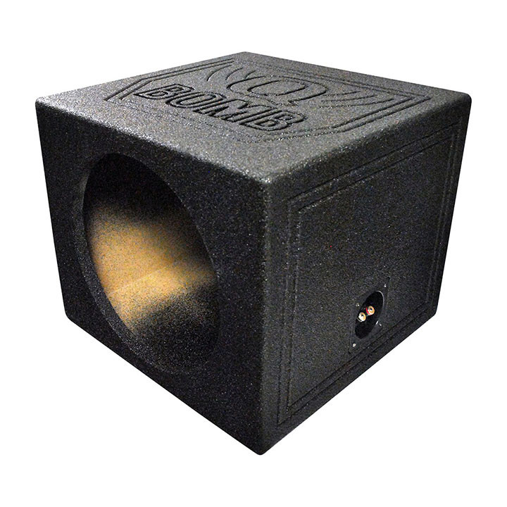 Qpower Single Square 12" Sealed QBOMB - QBOMB12SSINGLE
