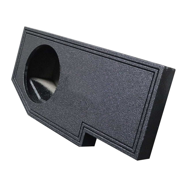 QPower "QBOMB" Dodge Ram Quad Cab 02-24 Single 10" Sealed Empty Woofer Enclosure - QBSDODGE104DR