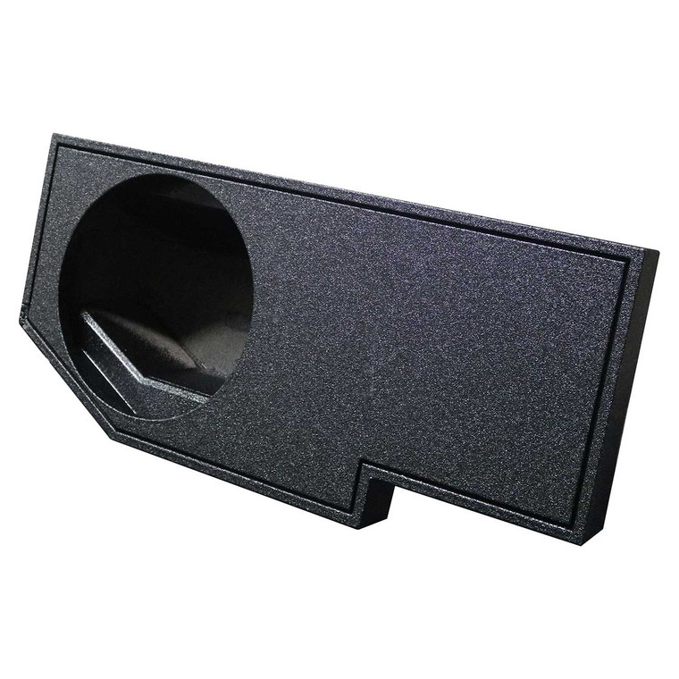 QPower "QBOMB" Dodge Ram Quad Cab 02-18 Single 12" Sealed Empty Woofer Enclosure - QBSDODGE124DR