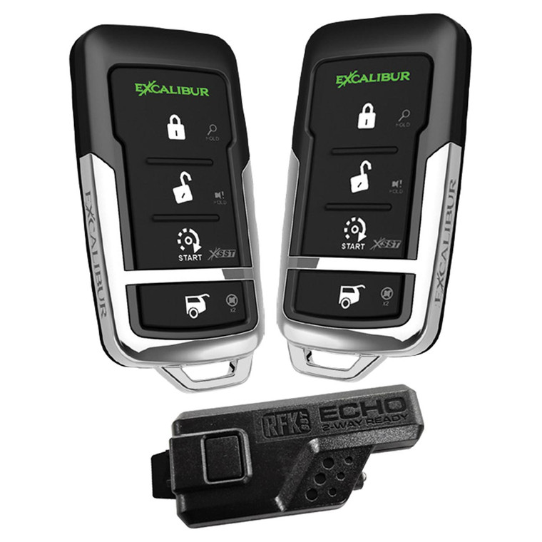 Excalibur 4-Button 1-Way Remote Kit for Excalibur Omegalink and Fortin Remote Starters - RFK-32-SST