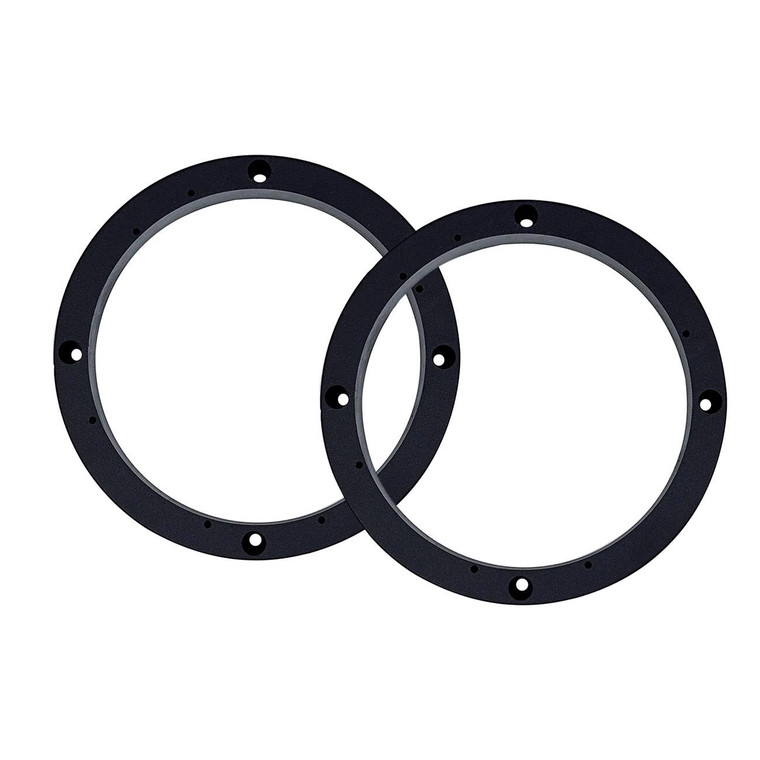 Audiopipe 6.5" Universal Speaker Space Rings - Adds 1" Extra Mounting Depth - RING-PVC6