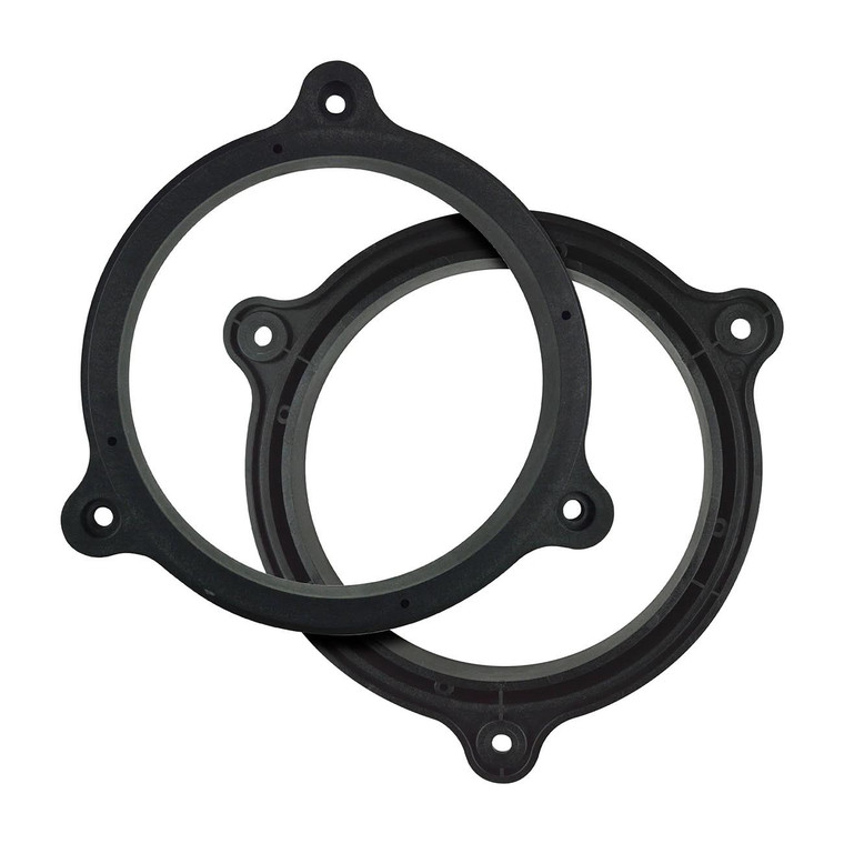 Audiopipe - Nissan 6.5" Factory to Aftermarket Speaker Adapter Kit - RING-PVC-NI6