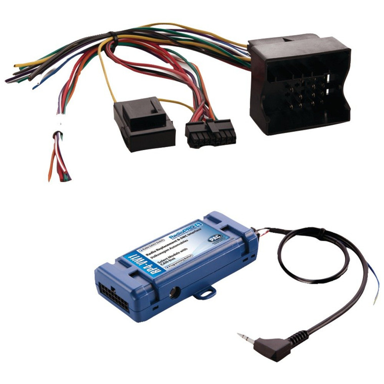 PAC radio replacement and SWC interface for "02 - "15 VW Vehicles with CAN bus - RP4-VW11