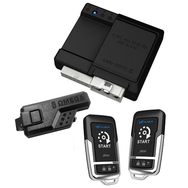 Excalibur 1500 Feet 1+1 Button Remote Start Keyless Entry System - RS-272