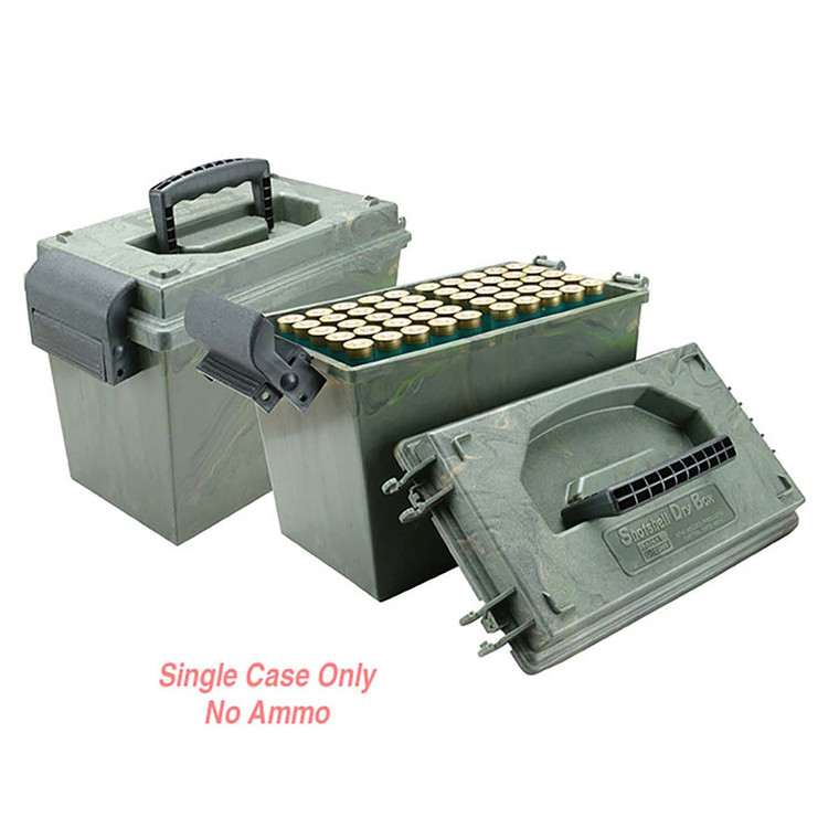 MTM Shotshell Dry Box 100 Round 12ga. up to 3-1/2" (Wild Camo) - SD-100-12-09