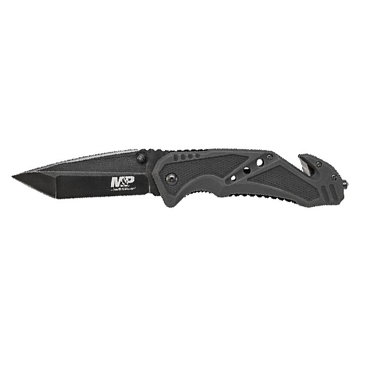 M&P 3.7" Folding Rescue Knife with Tanto Blade - SWMP11B