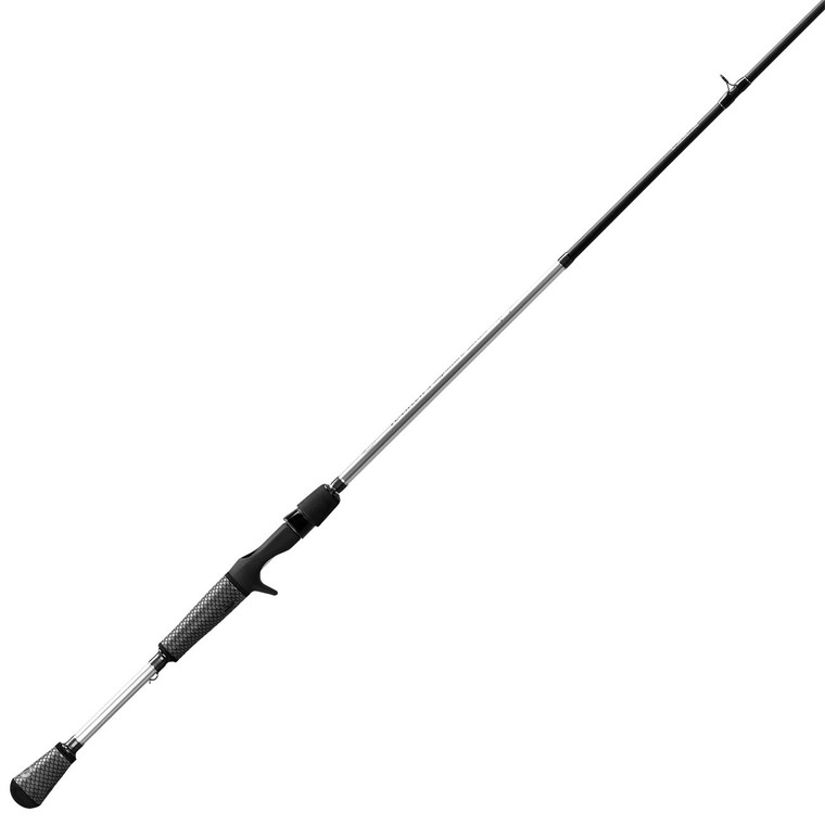 Lew's 1 Piece 7' 3" Team Lew's Signature Series HM50 Graphite Casting Rod - Silver - TLS73MH