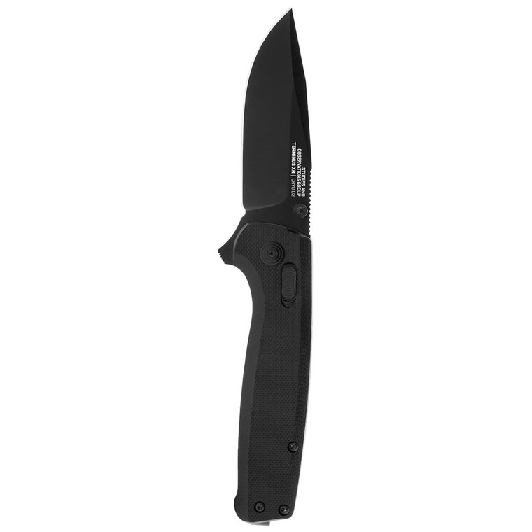 SOG TERMINUS XR G10 2.95" Folding Pocket Knife (Black) - Clamshell Package - TM1027-CP